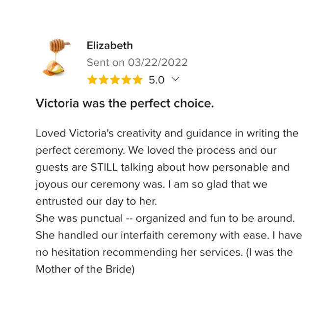 Victoria's Small Wedding Review Marry Me In Indy Reviews