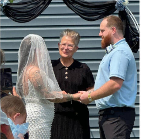 Backyard wedding in Indy!